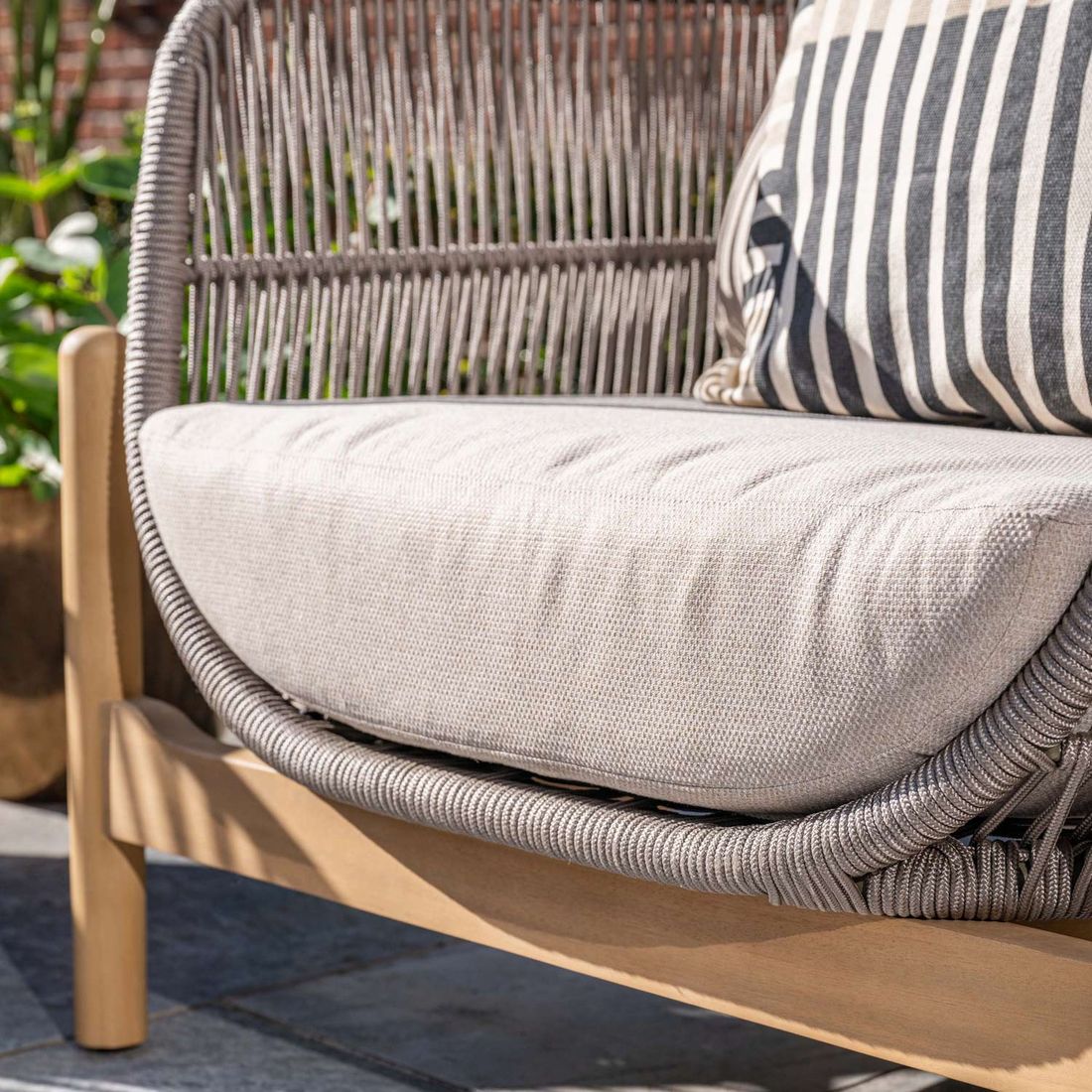 Garden Impressions Talara Loungeset inkl. Loungetisch Akazie/Rope/Kunstfaser