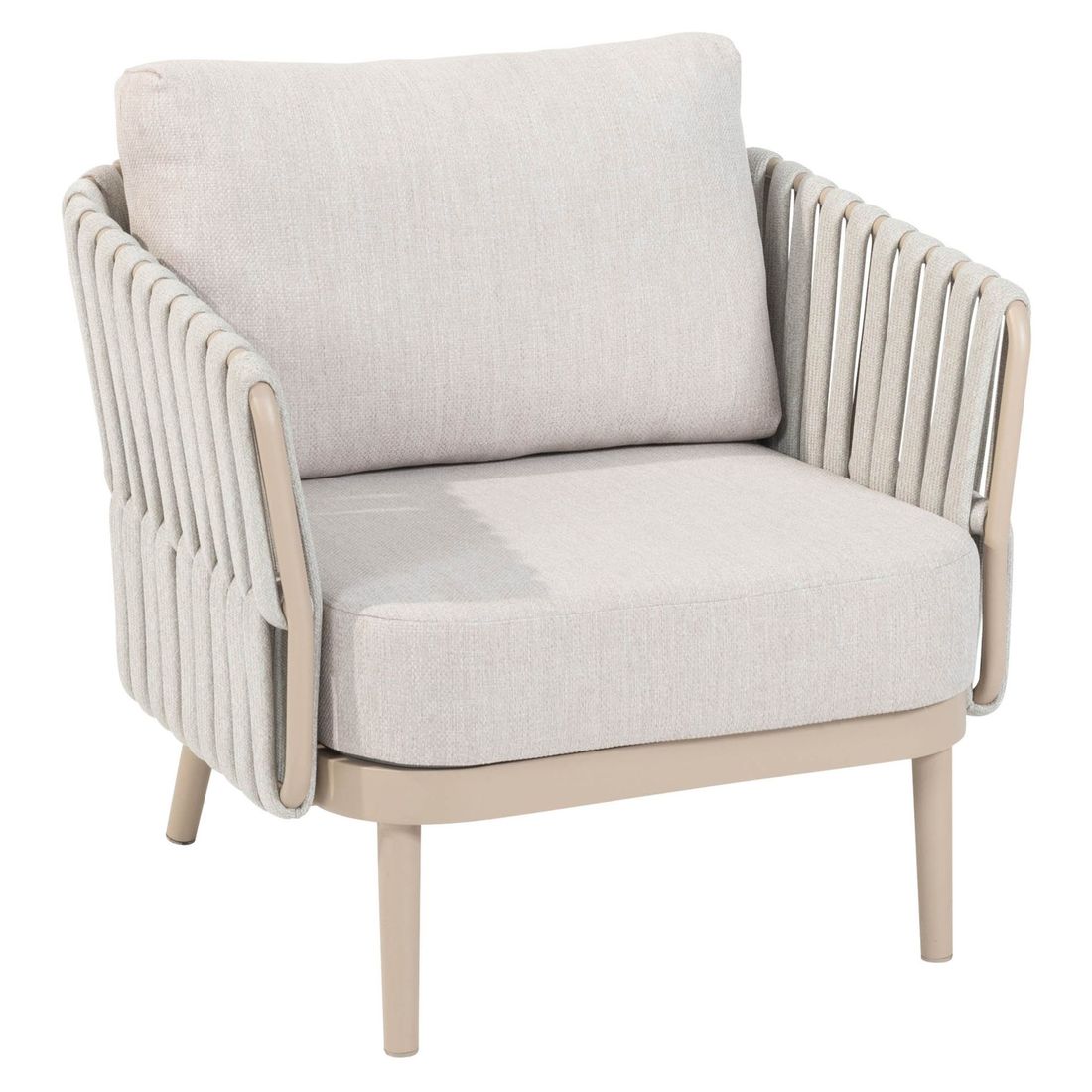 4Seasons Eva Loungeset inkl. Loungetisch Aluminium/Rope
