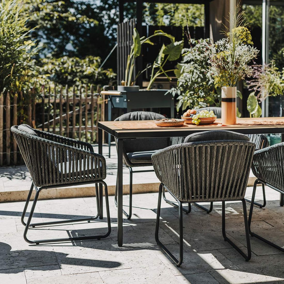 Cosmic Collection Paradise Gartensessel Stahl/Rope/Olefin