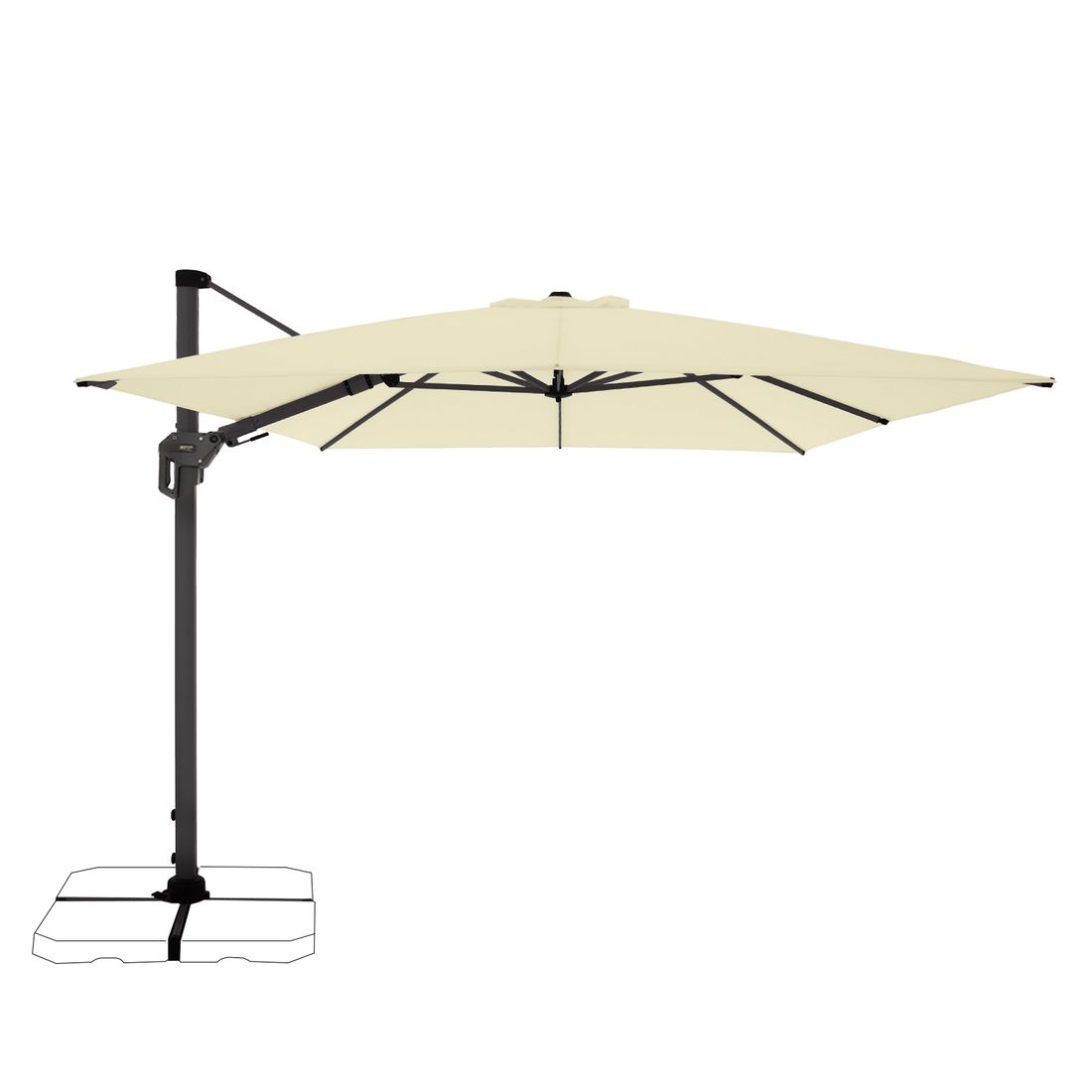 OUTLIV. Lia Ampelschirm 350x260cm