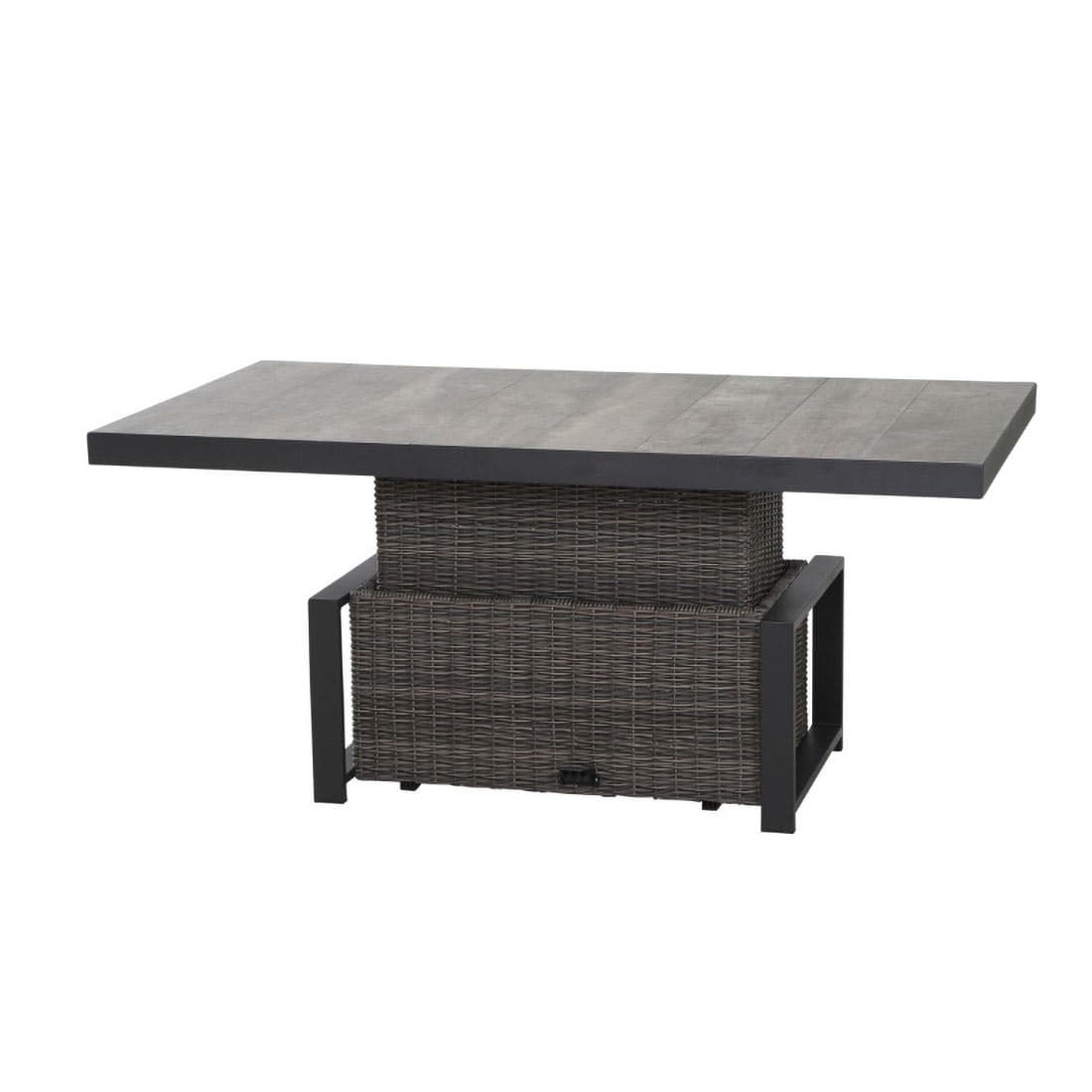 Siena Garden Corido Gartenmöbel-Set Tisch 160x90cm Gardino-Geflecht/Polypropylen