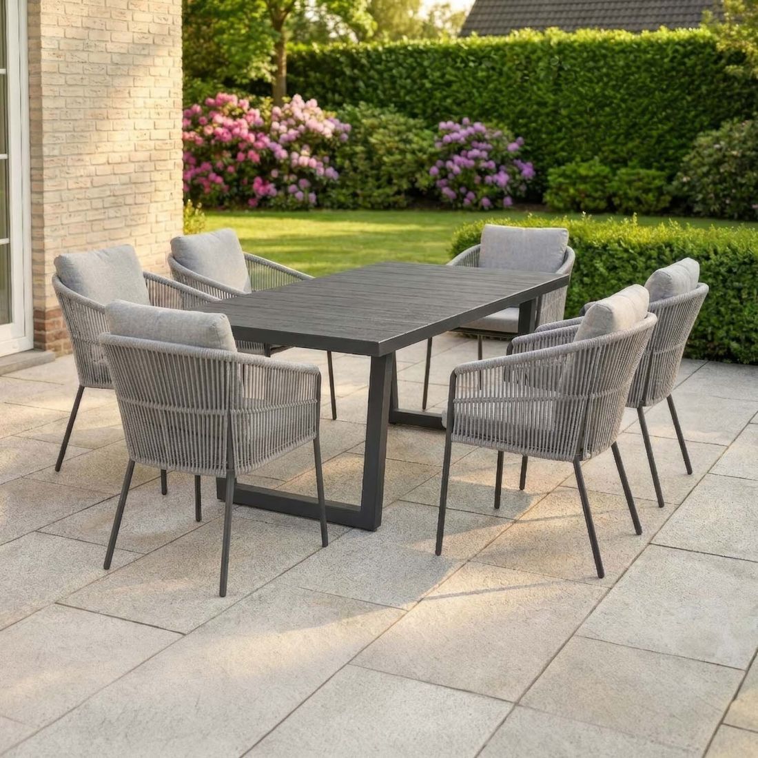 LC Garden Covo Gartenmöbel-Set L (6 Plätze) Tisch 200x100cm
