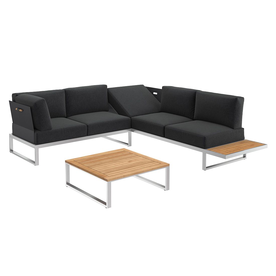 OUTLIV. Capri Ecklounge Edelstahl/Kunstfaser