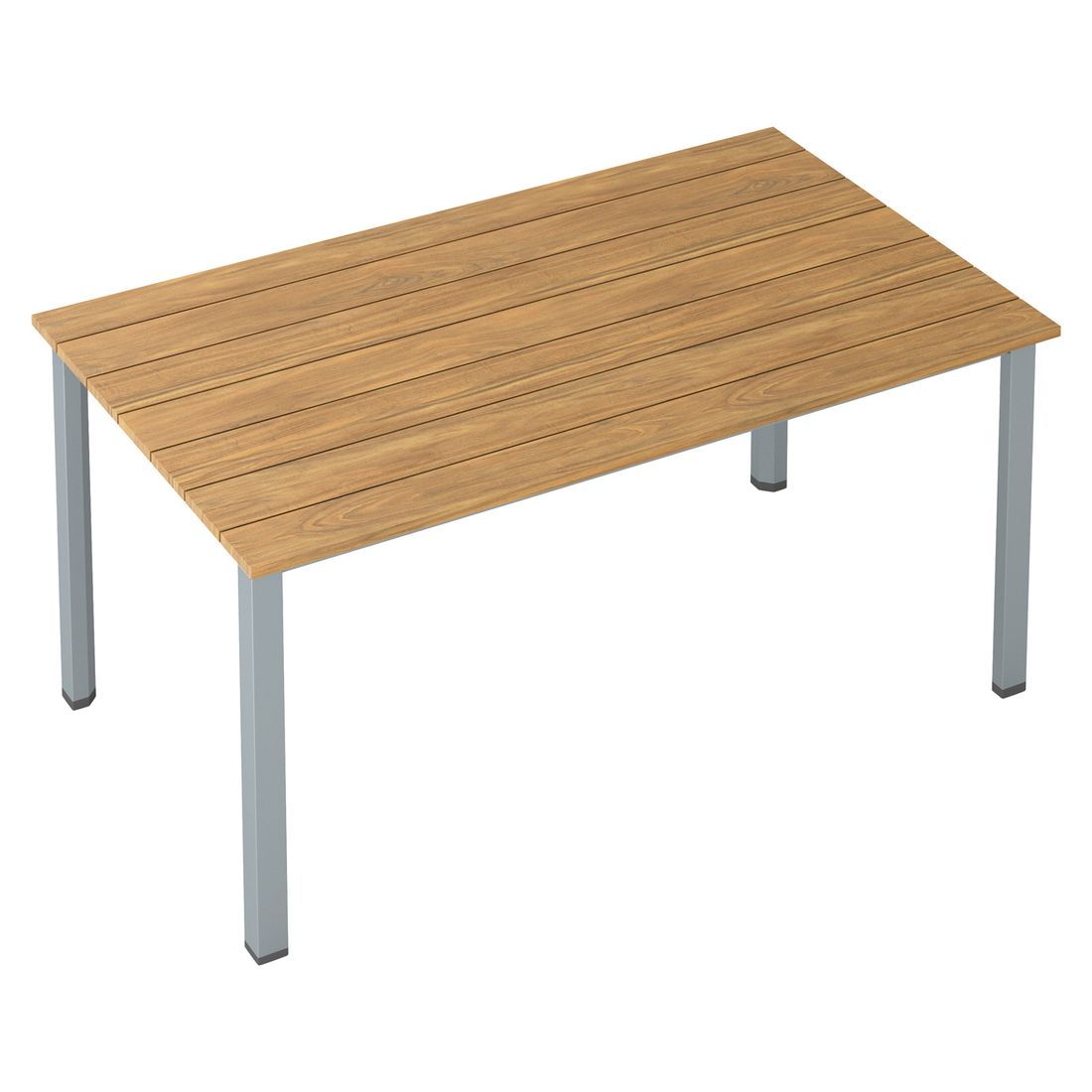 Kettler Cubic Gartentisch Aluminium/Teak