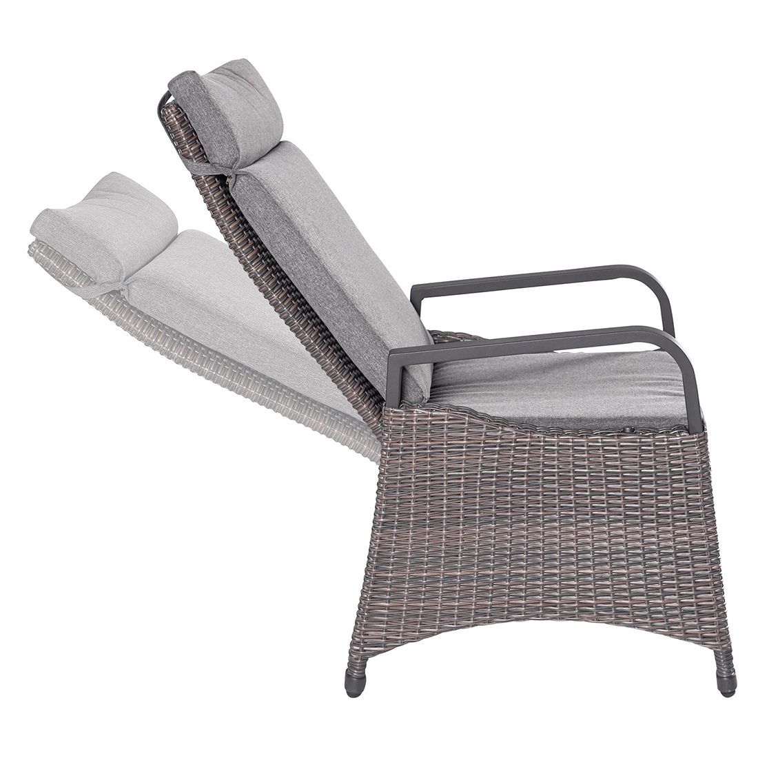 LC Garden Komido Gartenmöbel-Set L 6 verstellbar (Plätze) Tisch 200x100cm