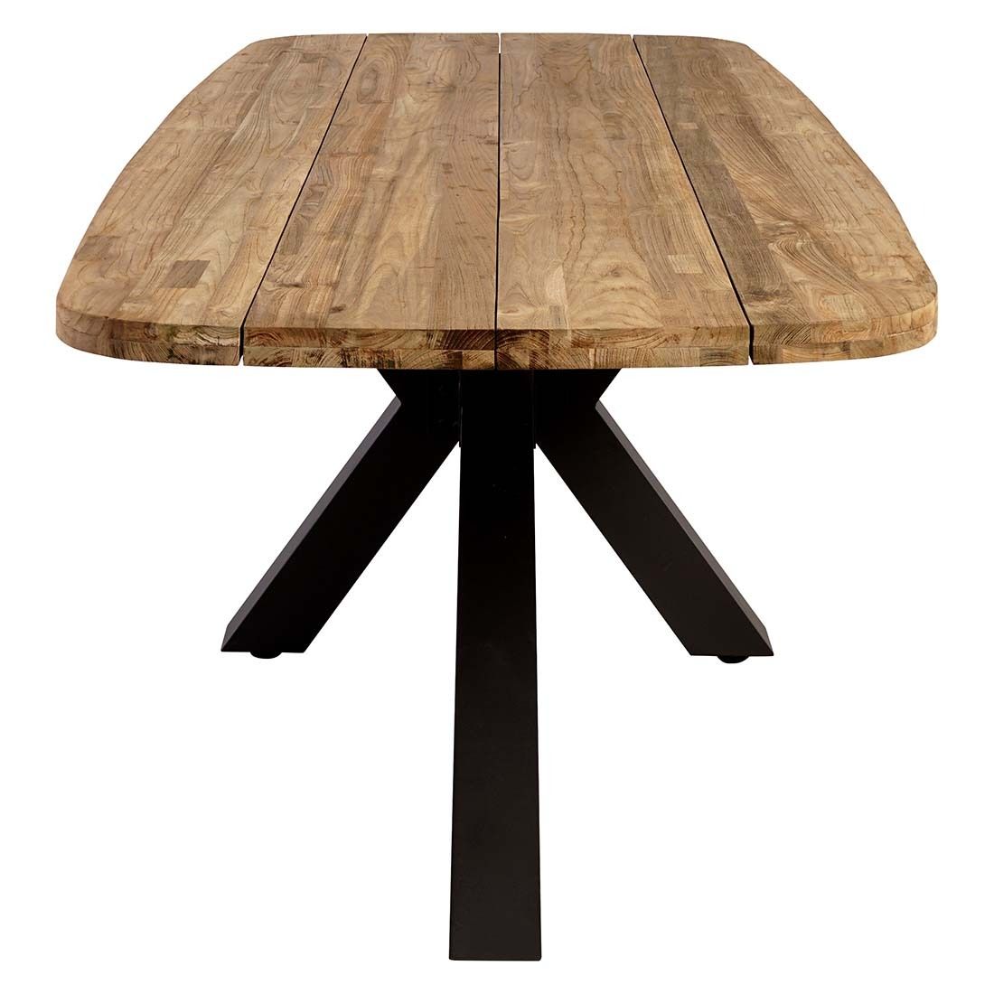 OUTLIV. Belgien Gartentisch 220x100cm Aluminium/Teak recycelt