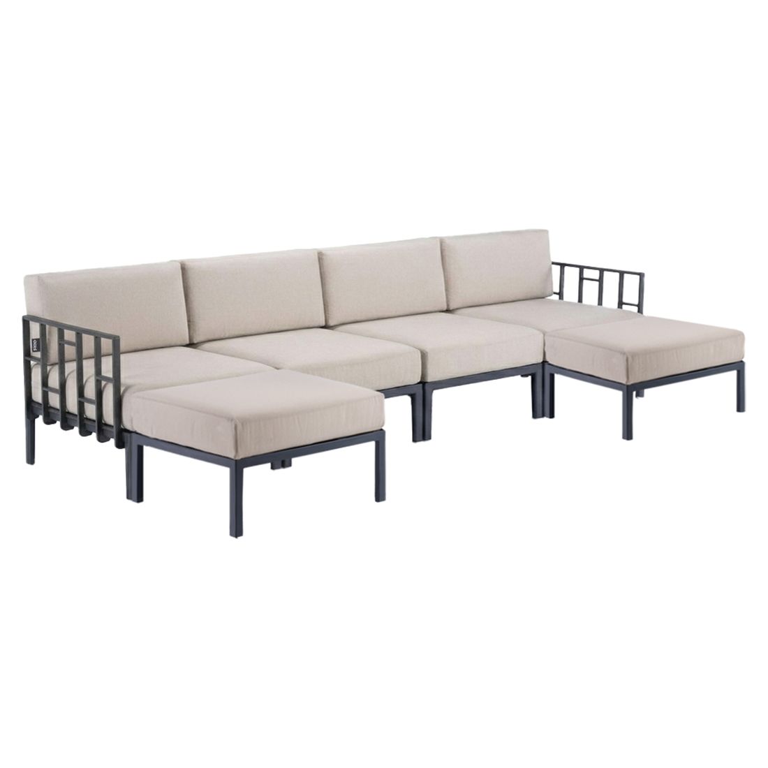 Gaber Engels Dininglounge Kunststoff/Mischgewebe