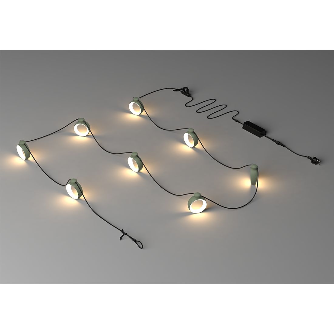 Fermob Hoop LED-Außenwandbeleuchtung  1200cm