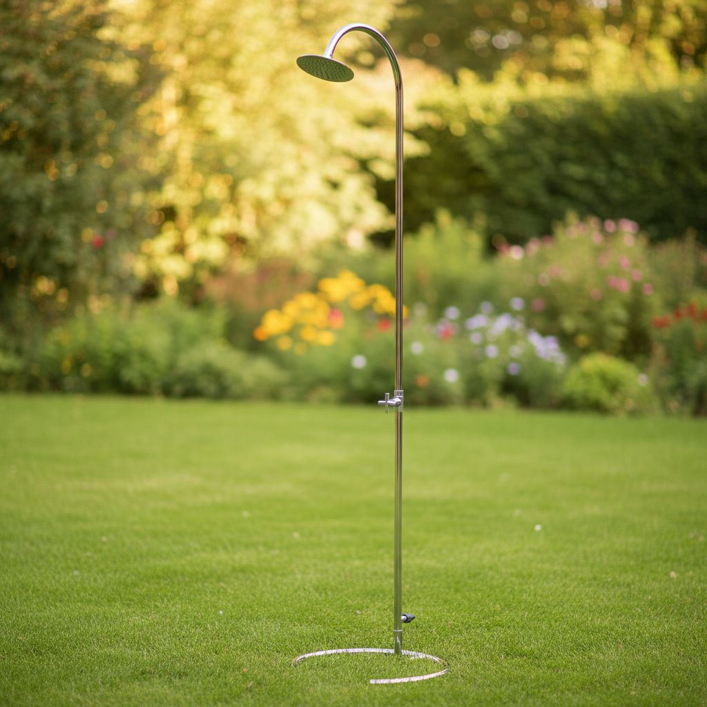 Ideal Marlin Gartendusche Kaltwasser Edelstahl