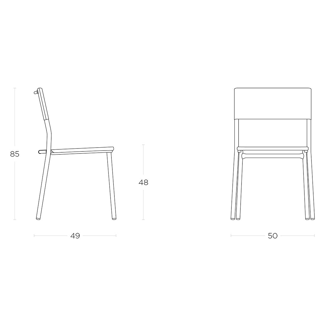 Lafuma Oron Stapelstuhl Stahl/Batyline Duo