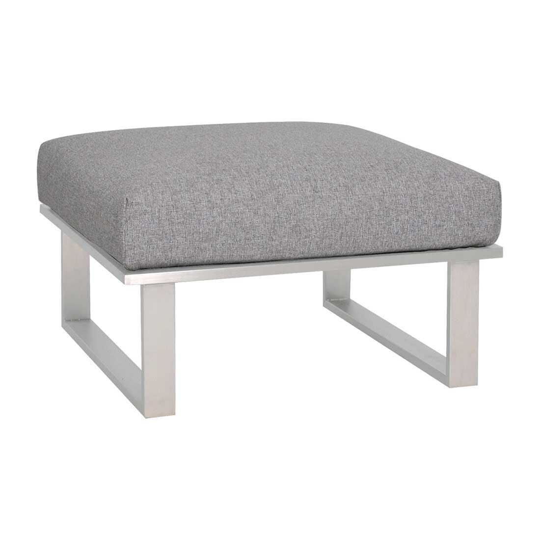 Zebra Belvedere Ecklounge inkl. Loungetisch Edelstahl/Olefin