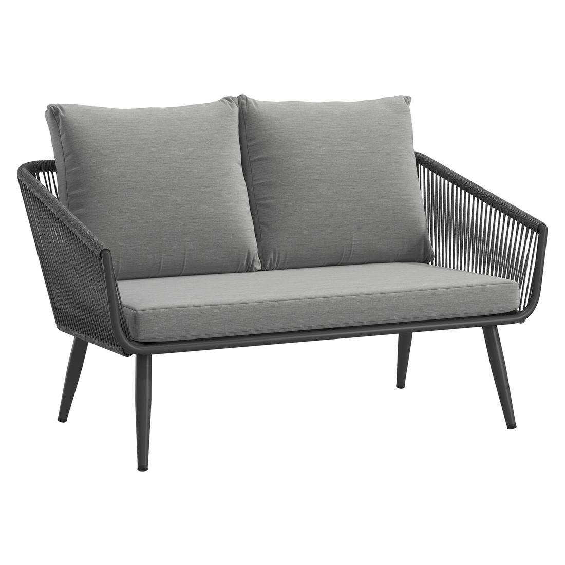 OUTLIV. Alex Loungeset inkl. Loungetische Aluminium/Rope/Olefin