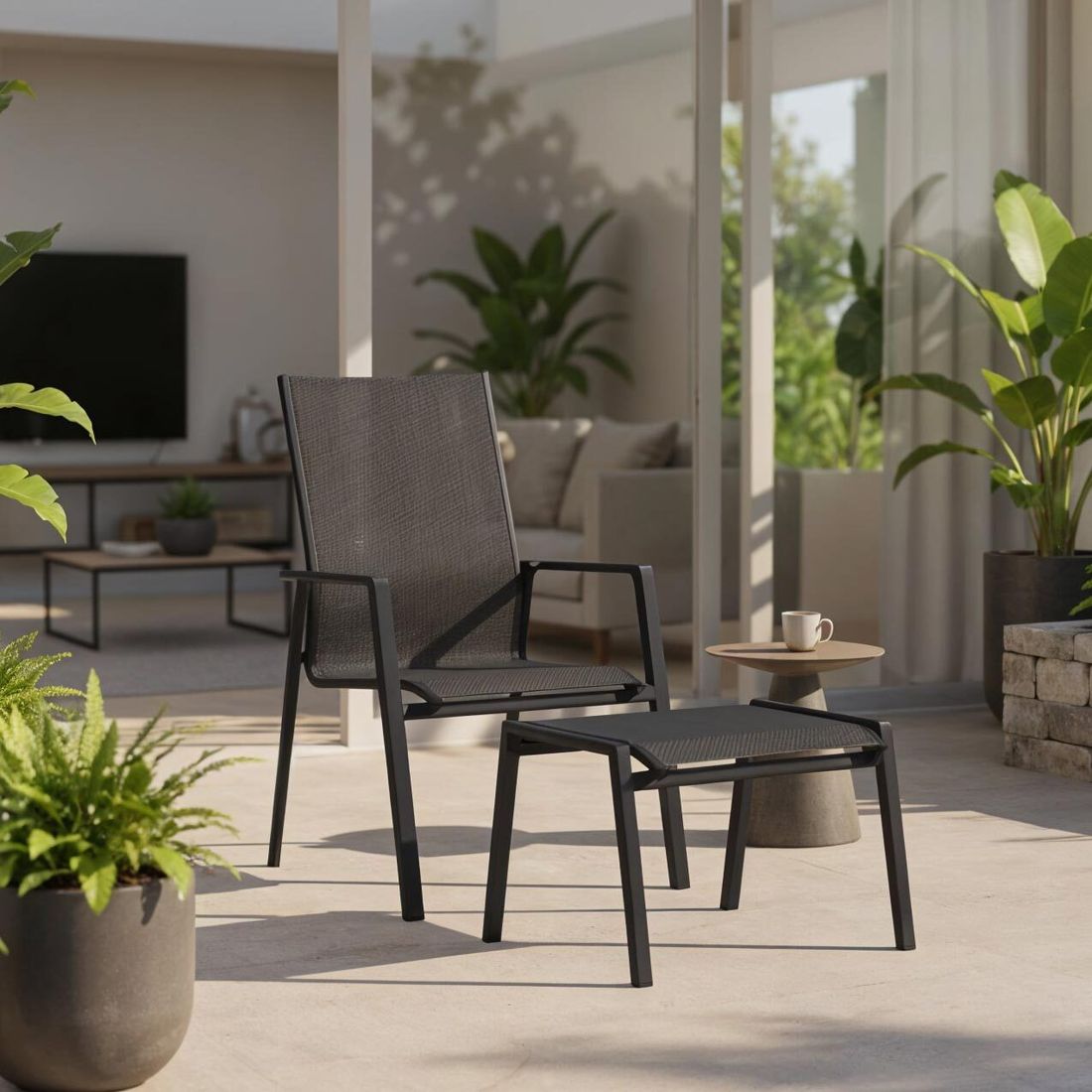 Siena Garden Tauro Stapelsessel Aluminium/Ranotex