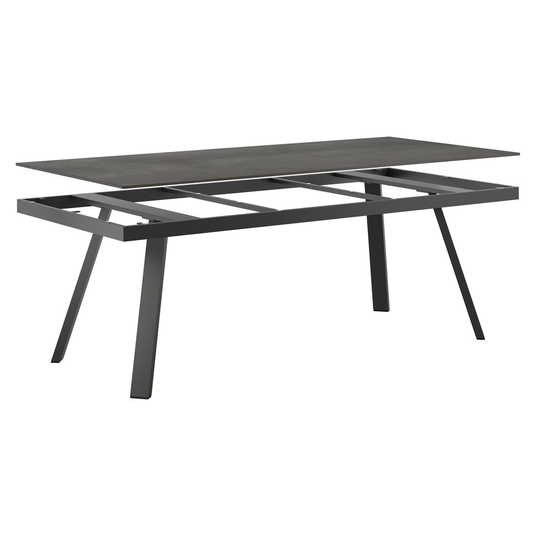 OUTLIV. Gartentisch 220x100cm Aluminium/HPL