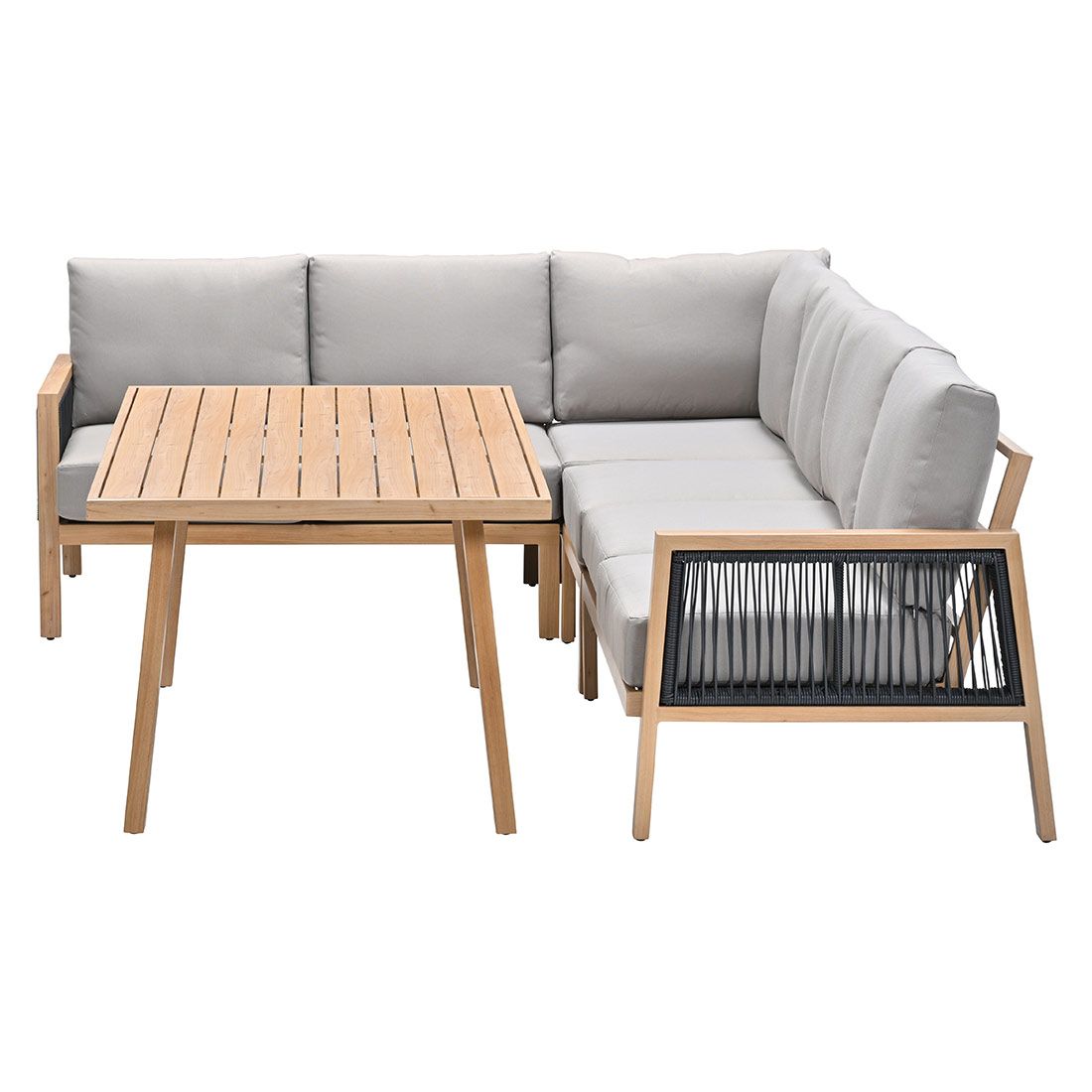 Garden Impressions Decala Dininglounge 5-tlg. Aluminium/Rope/Textilene