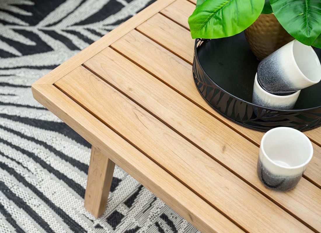 Garden Impressions Decala Loungeset inkl. Loungetisch Aluminium/Rope/Polyester Teaklook