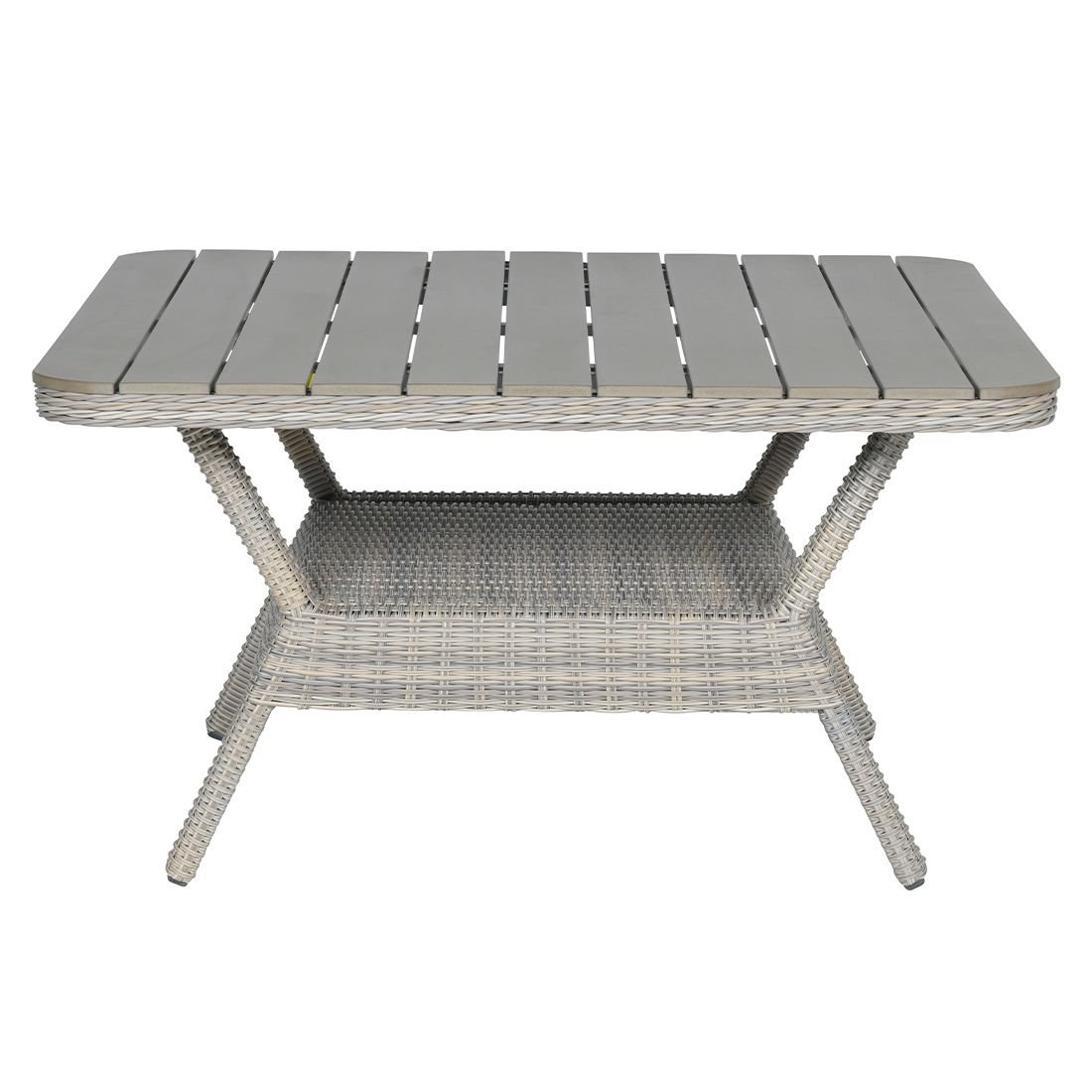 Garden Impressions Milwaukee Gartentisch 126,5x126,5cm Geflecht/Kunststoff