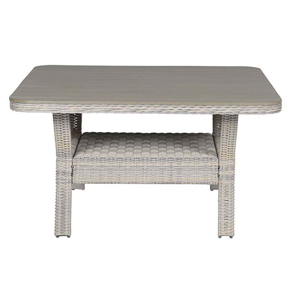Garden Impressions Milwaukee Gartentisch 126,5x126,5cm Geflecht/Kunststoff