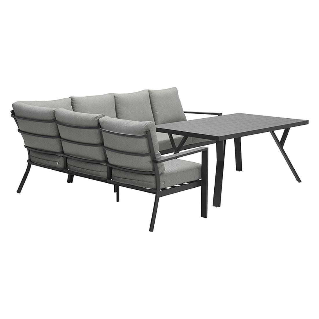 Garden Impressions Sergio Dininglounge 3-tlg. Aluminium/Polster