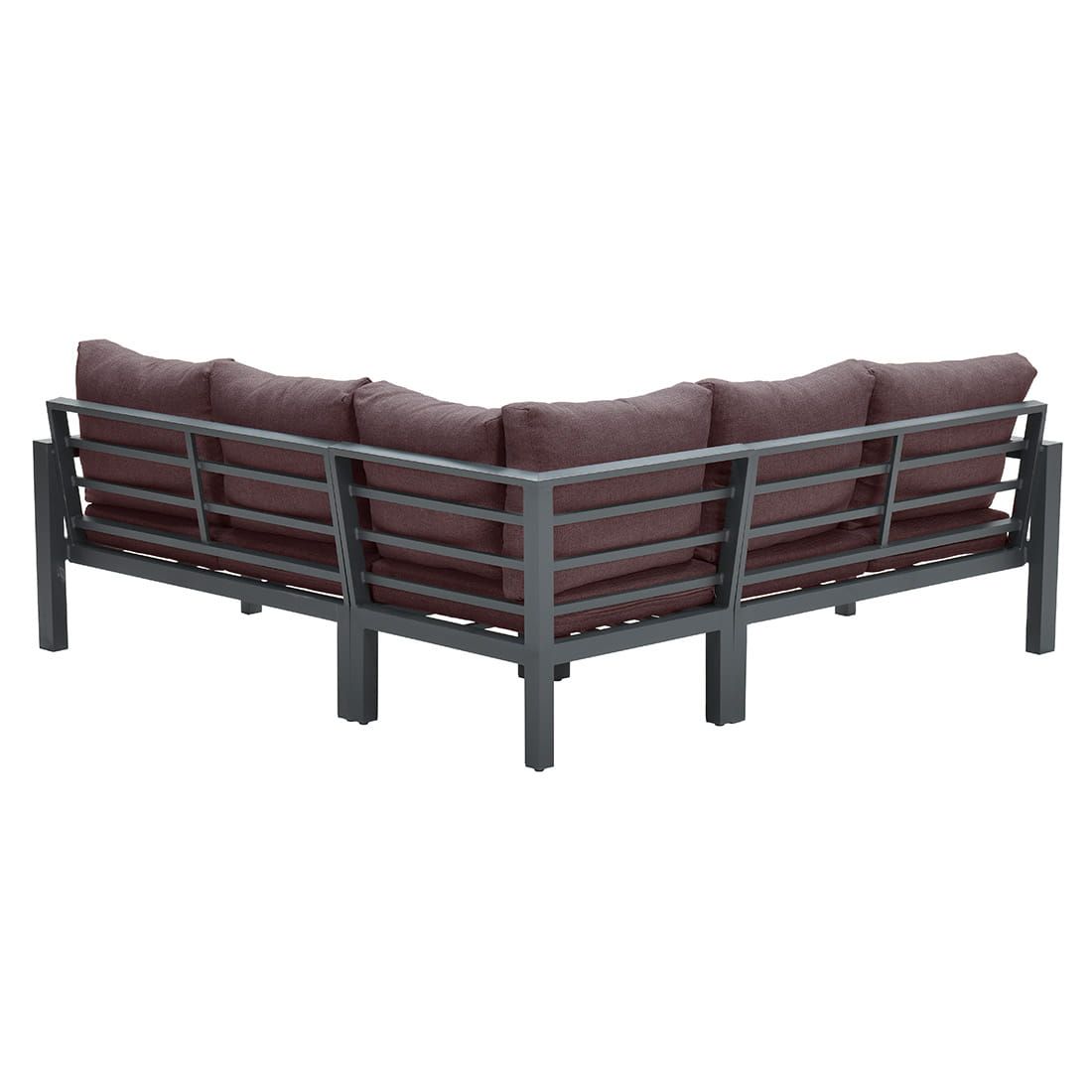 Garden Impressions Zion Ecklounge Aluminium/Polster + Tisch 75x75 cm