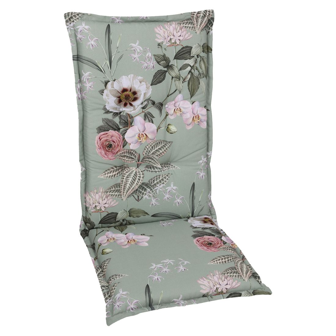 GO-DE Gartenstuhlauflage Mittellehner 50x108cm Baumwolle