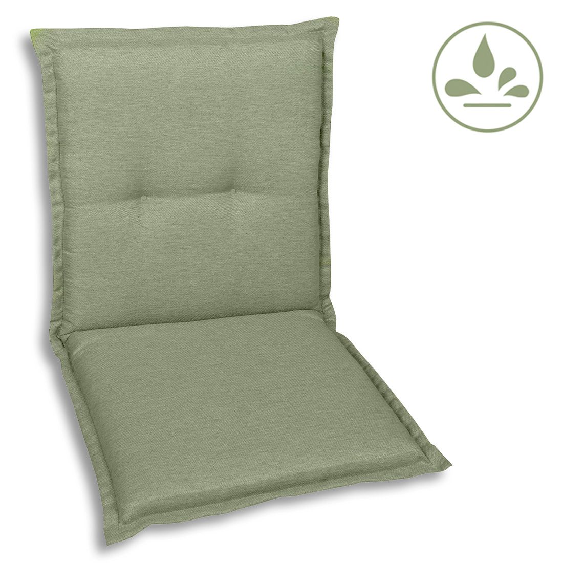 GO-DE Gartenstuhlauflage Niedriglehner 50x100cm Kunstfaser