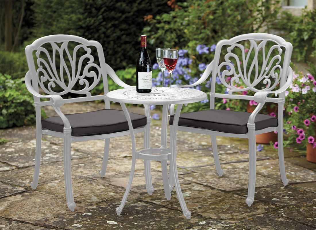 Hartman Amalfi Gartenmöbel-Set 3-tlg. Tisch Ø62cm