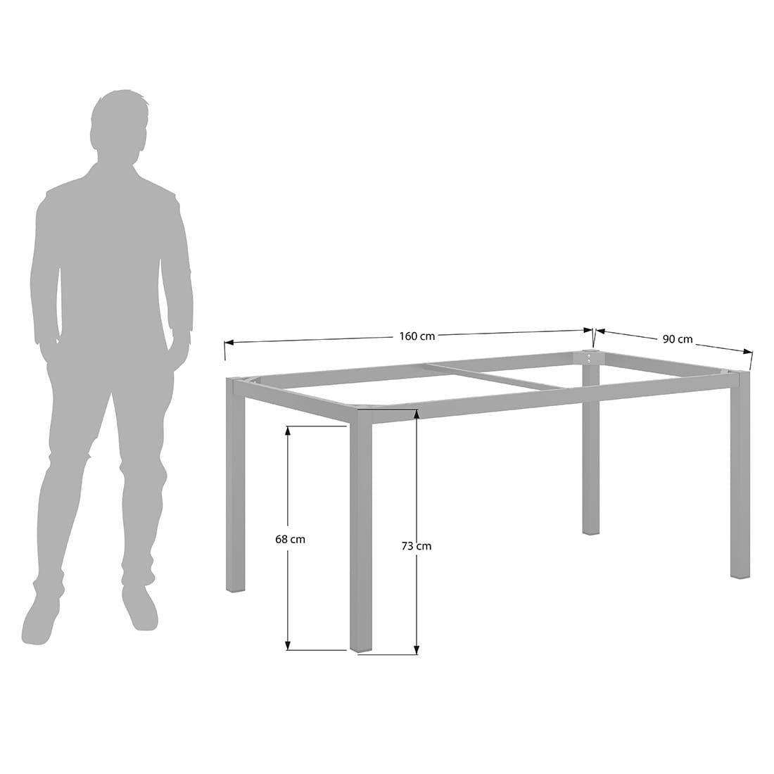 Hartman Aruba Gartenmöbelset 5-tlg. mit Tisch 160x90cm