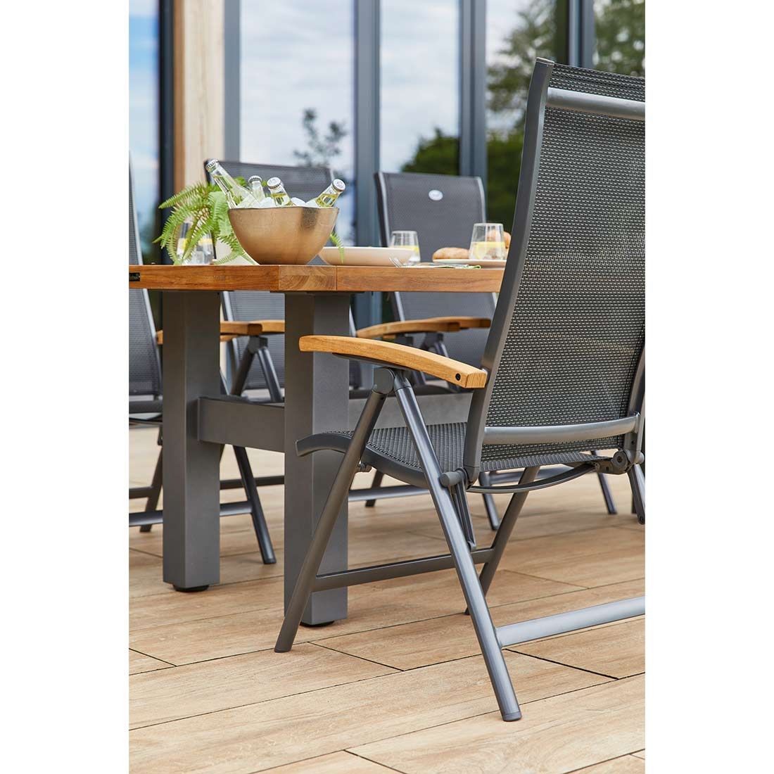Hartman Aruba Klappsessel Aluminium/Textilene