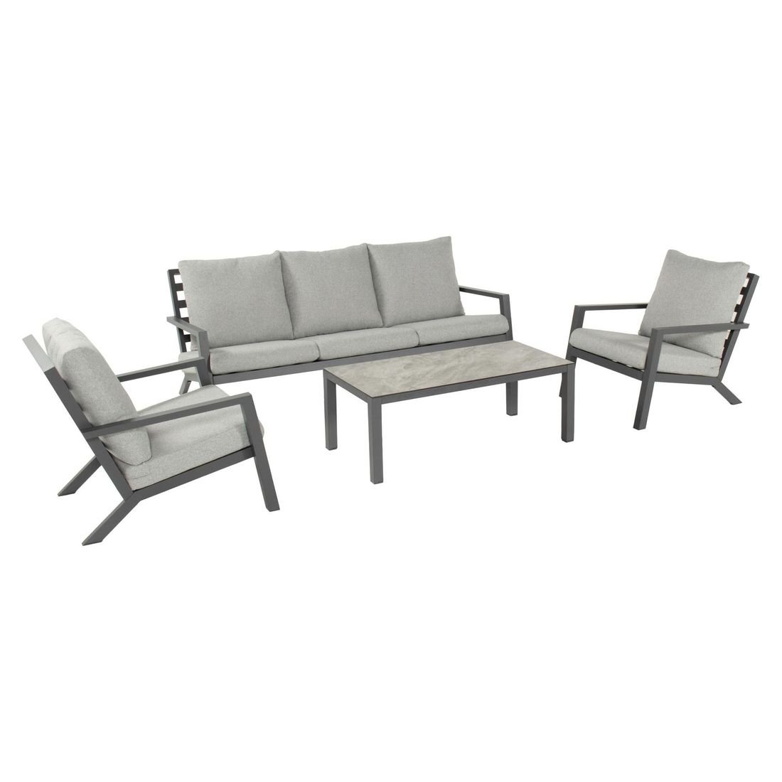 Hartman Carmel Loungeset 3-tlg. Tisch 120x60cm