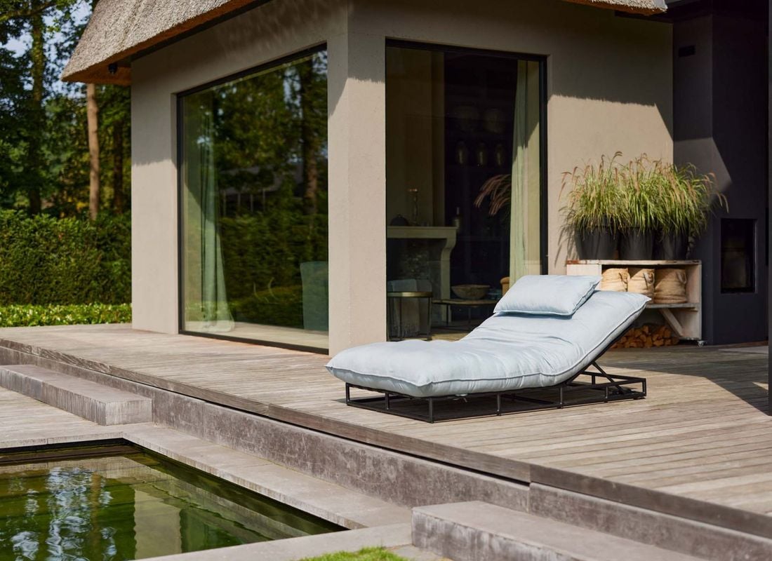Hartman Emma Gartenliege verstellbar Aluminium/Sunbrella