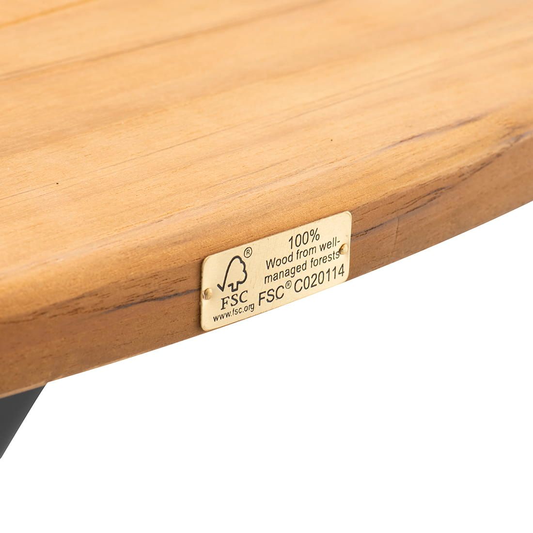 Hartman South Wales Gartentisch Ø120cm Aluminium/Teak