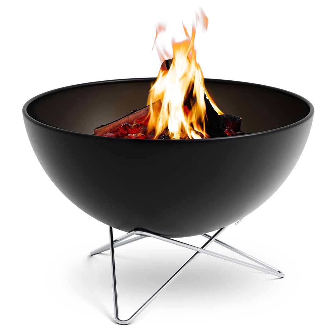 höfats BOWL 57 Feuerschale mit Sternfuß Edelstahl/Stahl