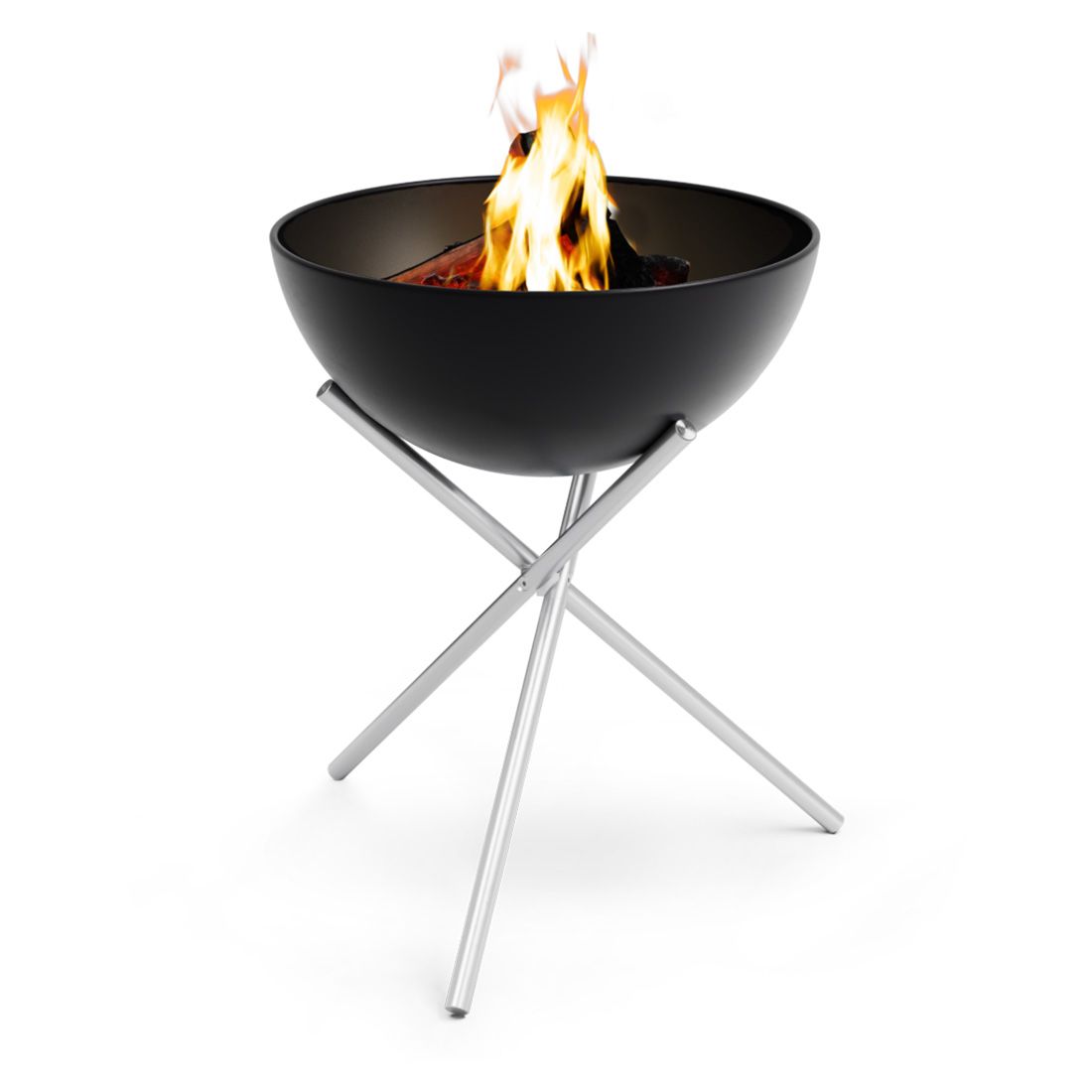höfats BOWL 70 Feuerschale mit Dreibein Edelstahl/Stahl