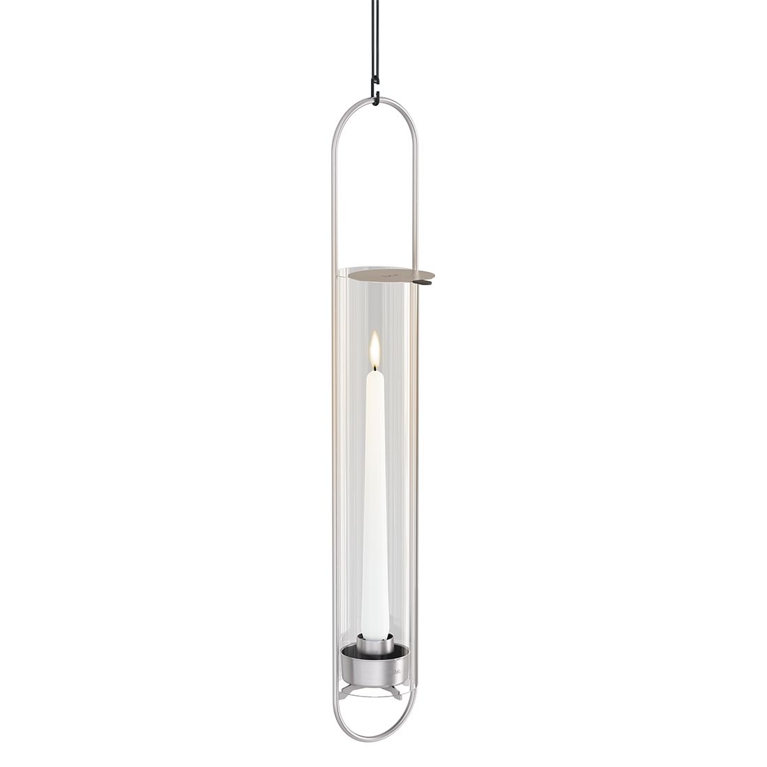 höfats Oval Candle 55 Kerzenhalter Edelstahl/Glas