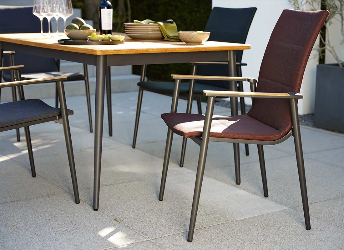 Interliving 7001 Hochlehner Aluminium/Textilene