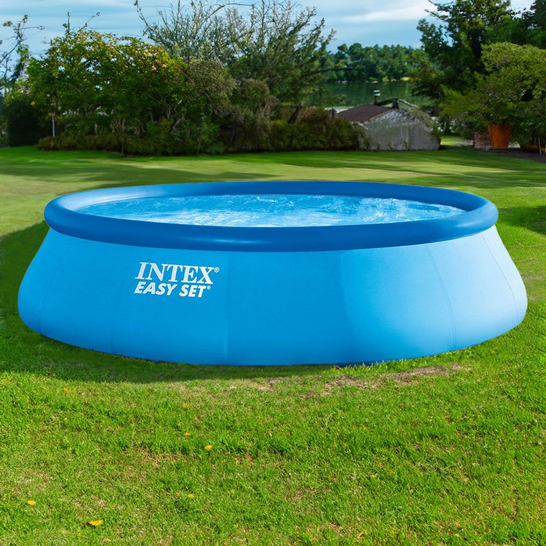 Intex Easy-Set Pool-Set Ø457 cm inkl. GS-Pumpe