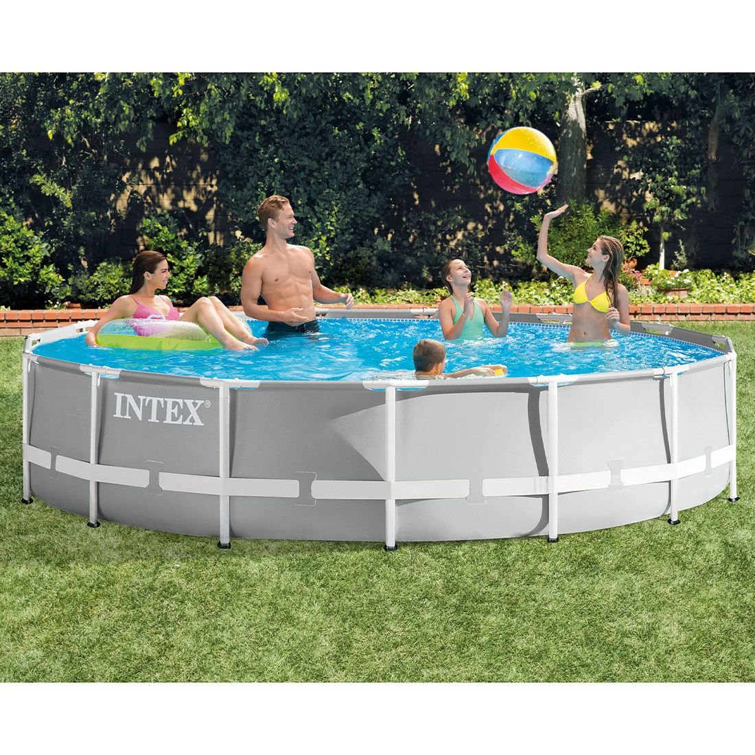 Intex PrismFrame Pool-Set inkl GS Filterpumpe Ø457x107cm