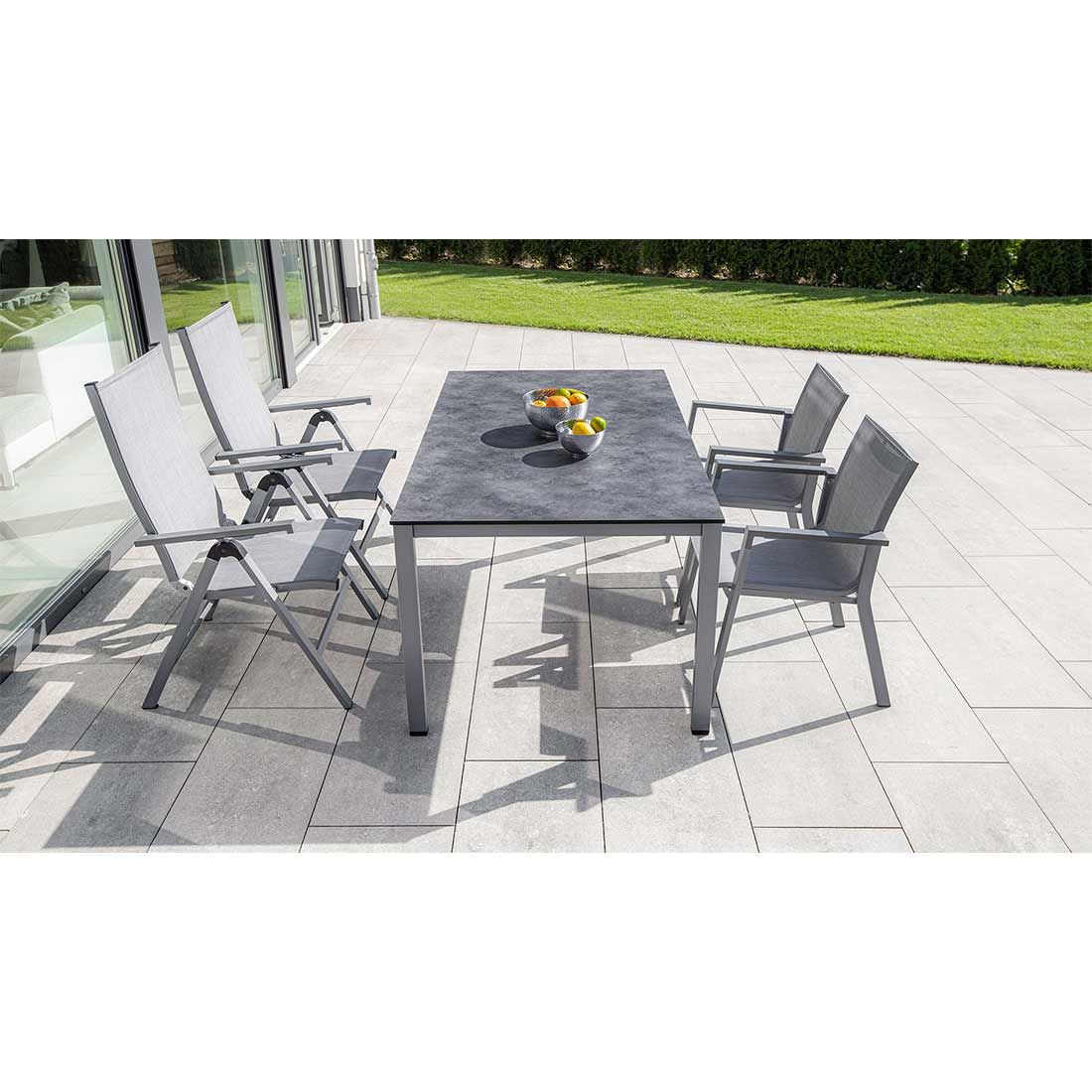 Kettler Cubic Gartentisch-Gestell 160x95 cm Aluminium