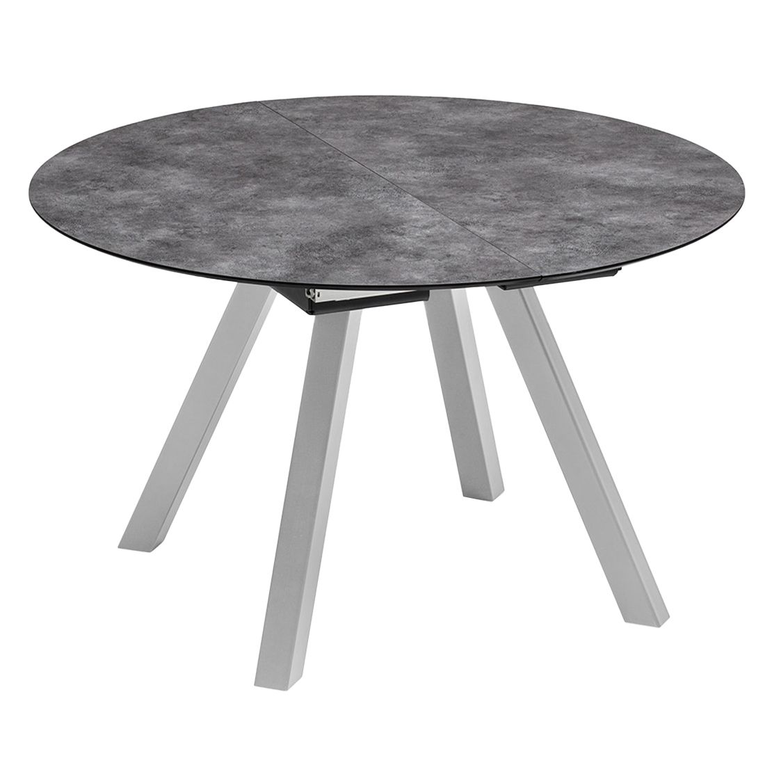 Kettler Ausziehtisch 120/170x120cm Aluminium/HPL