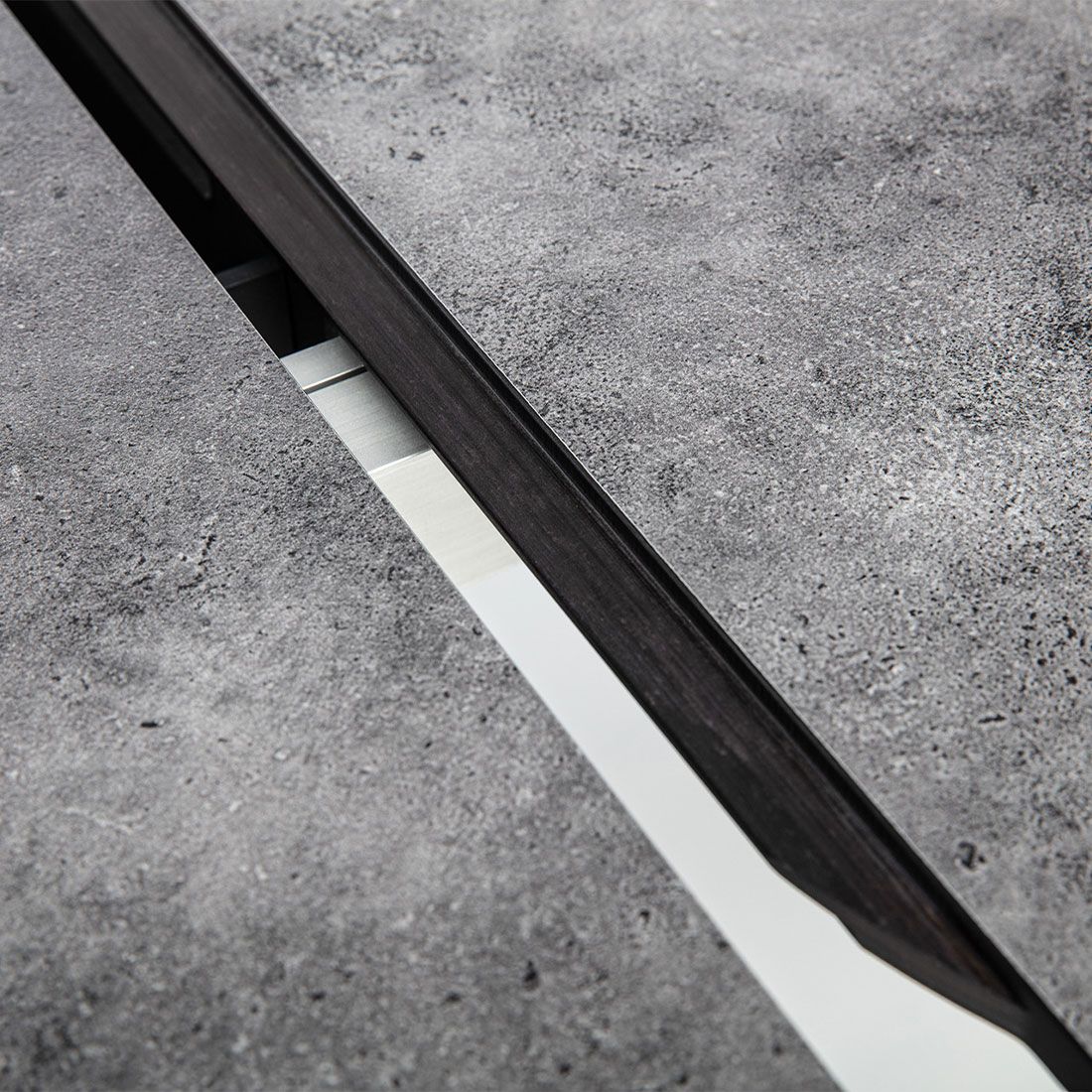 Kettler Ausziehtisch 120/170x120cm Aluminium/HPL