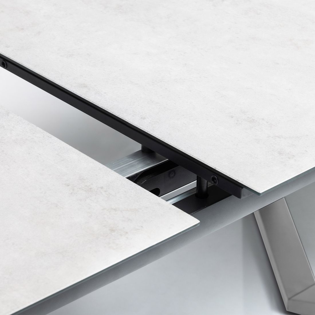 Kettler Ausziehtisch 200/260x95cm Aluminium/Glaskeramik