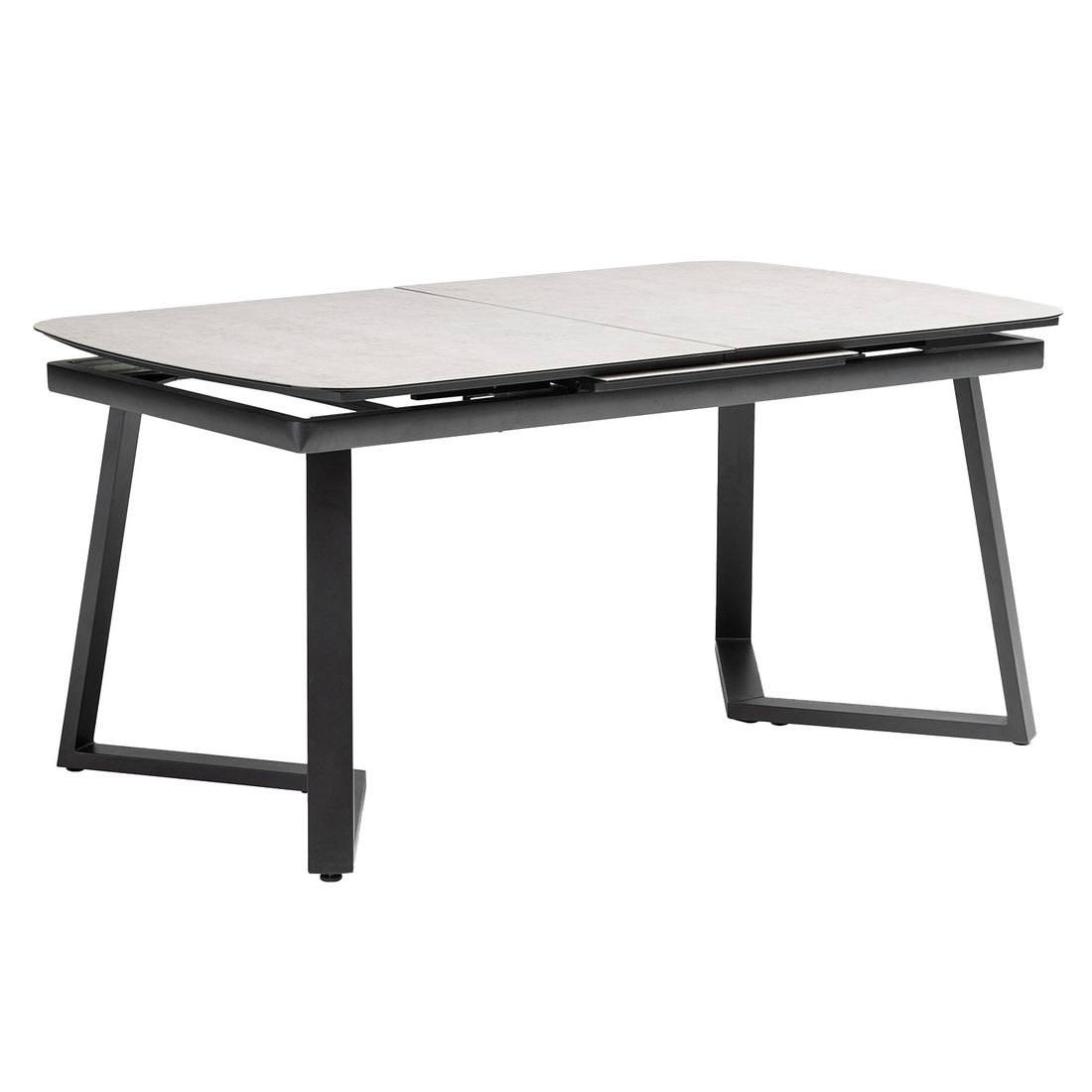 Kettler Ausziehtisch 200/260x95cm Aluminium/Glaskeramik
