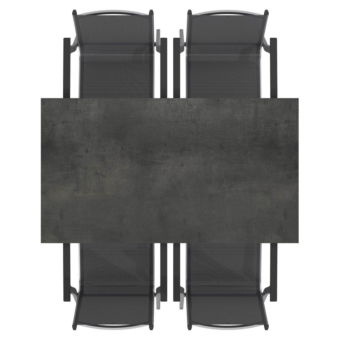 Kettler Basic Plus Gartenmöbel-Set 5-tlg. + Tisch 160x90cm