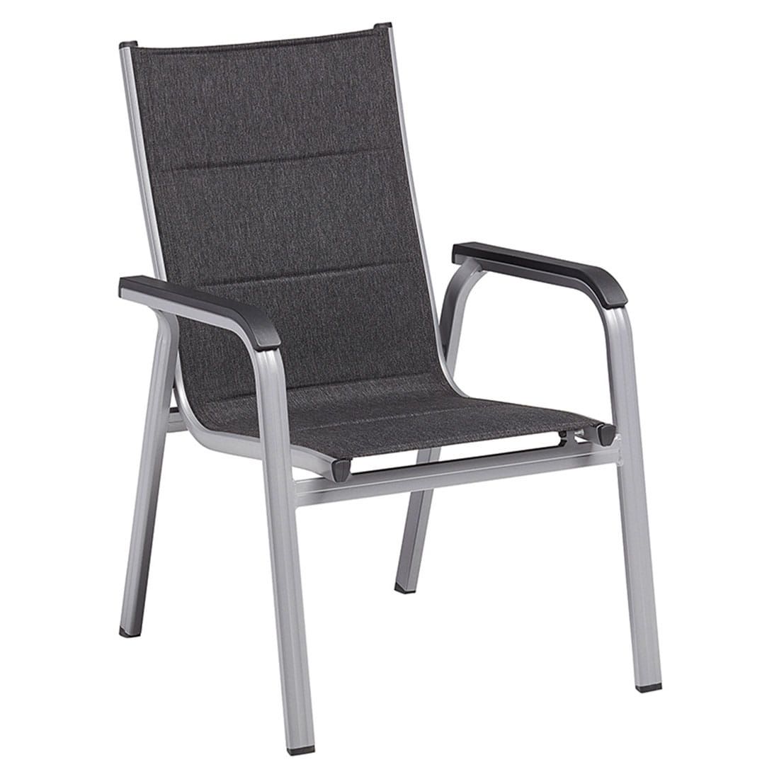 Kettler Basic Plus Padded Gartenmöbel-Set M  verstellbar (4 Plätze) Tisch 160x90cm