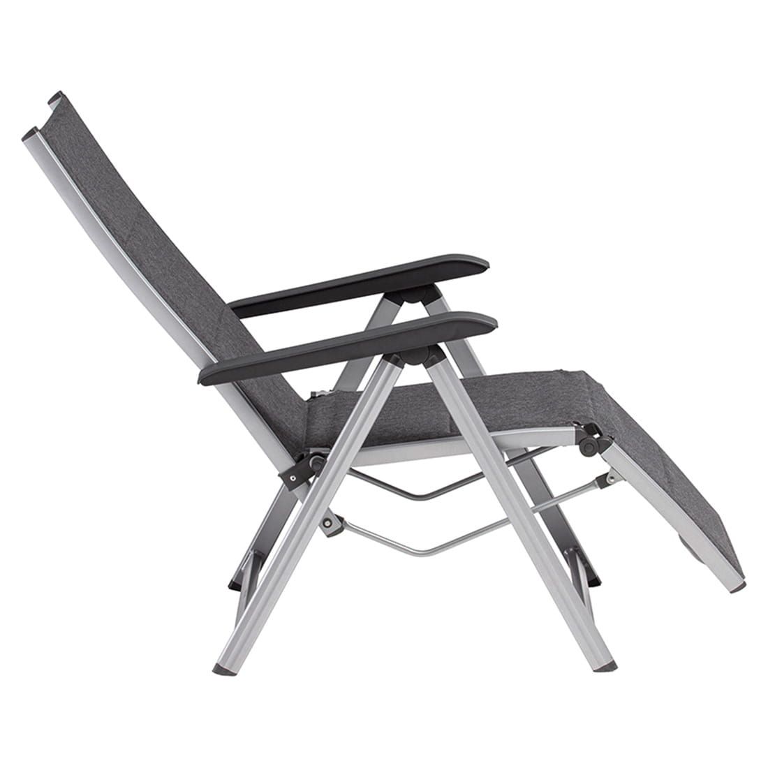 Kettler Basic Plus Padded Relaxliege Aluminium/Outdoorgewebe