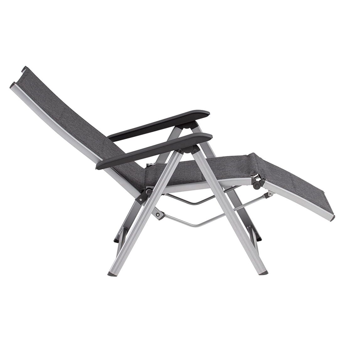 Kettler Basic Plus Padded Relaxliege Aluminium/Outdoorgewebe