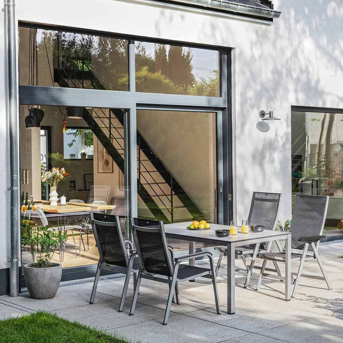Kettler Basic+ Premium Gartenmöbel-Set M (4 Plätze) Tisch 160x95cm