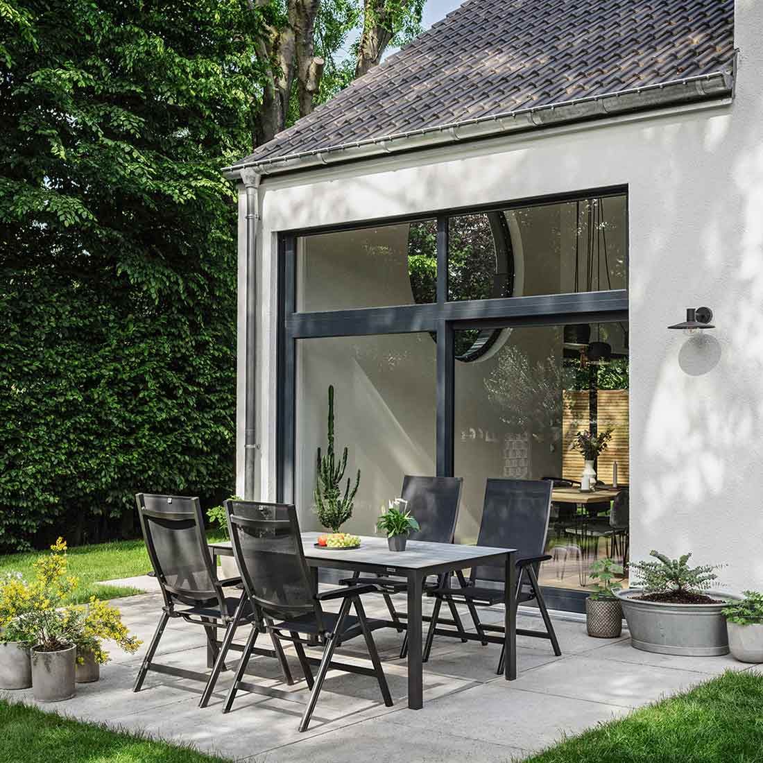 Kettler Basic+ Premium Gartenmöbel-Set 5-tlg. Tisch 160x95cm