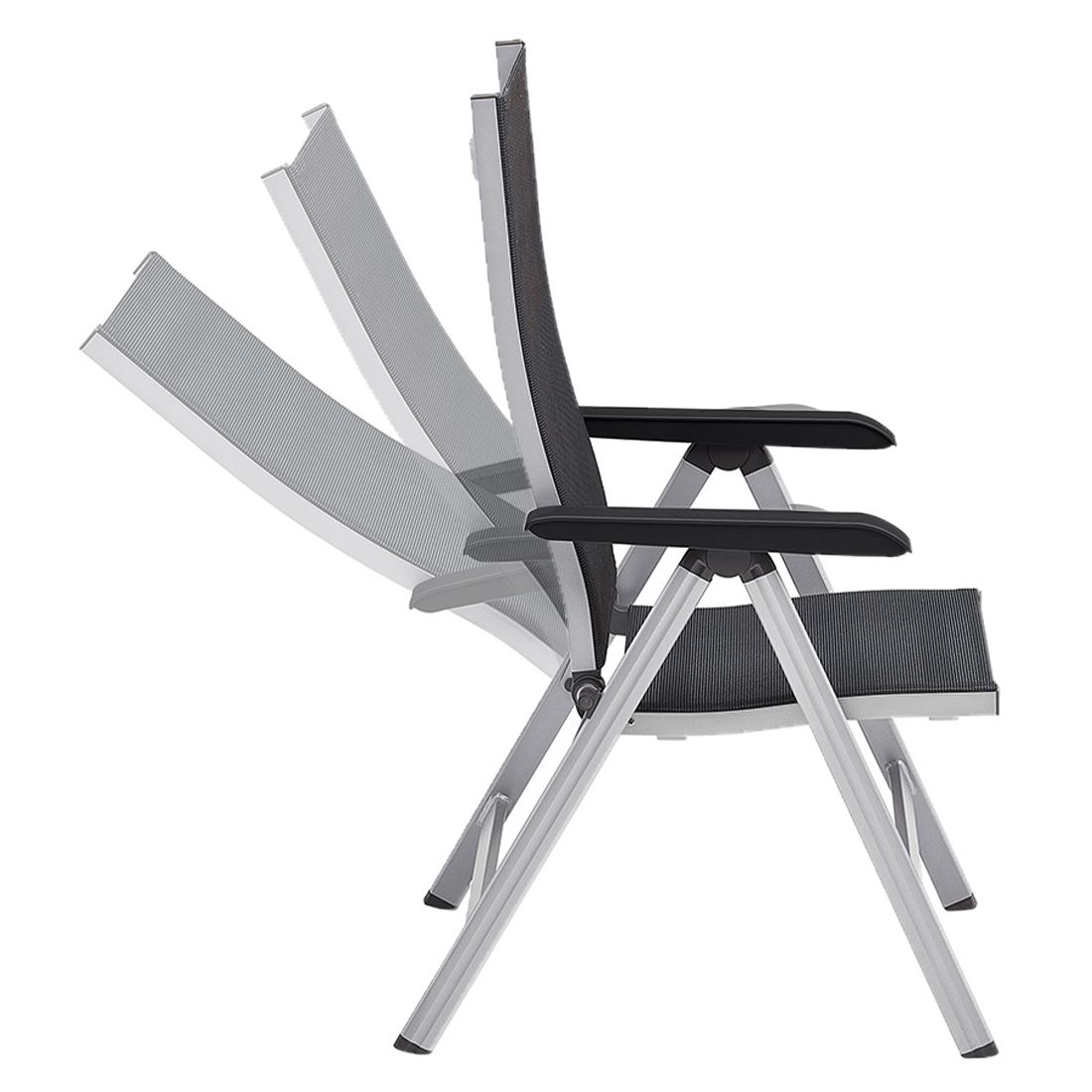 Kettler Basic+ Premium Klappsessel Aluminium/Textilene